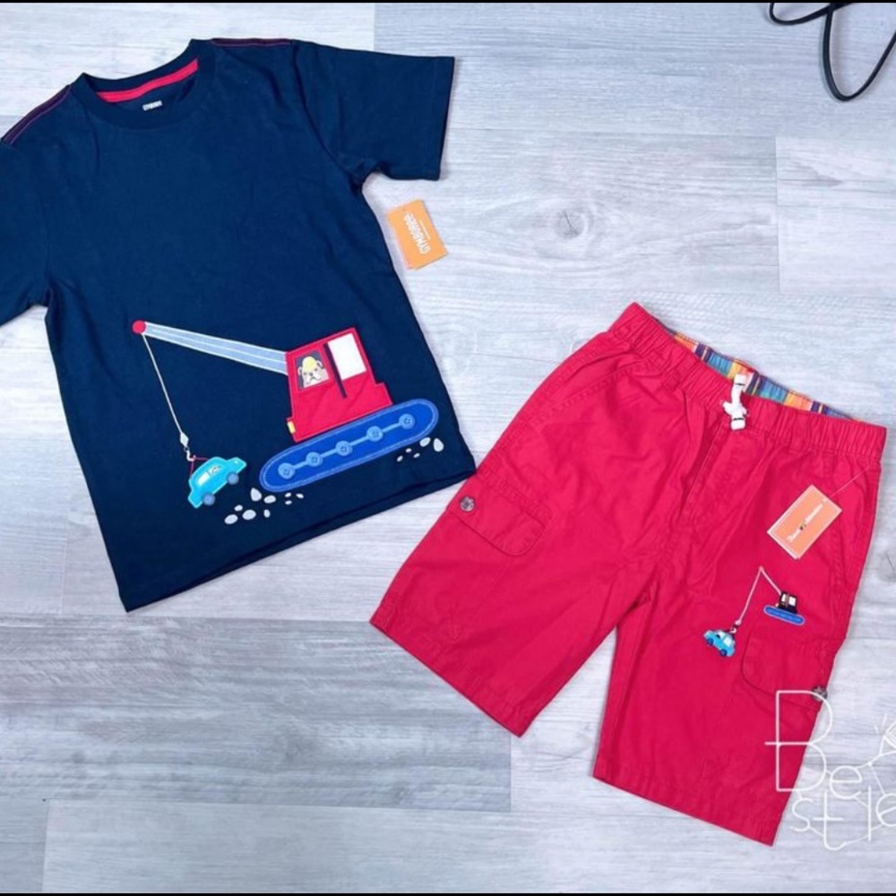 Gymboree Travel Adventure Collection Set Nwt sz 8